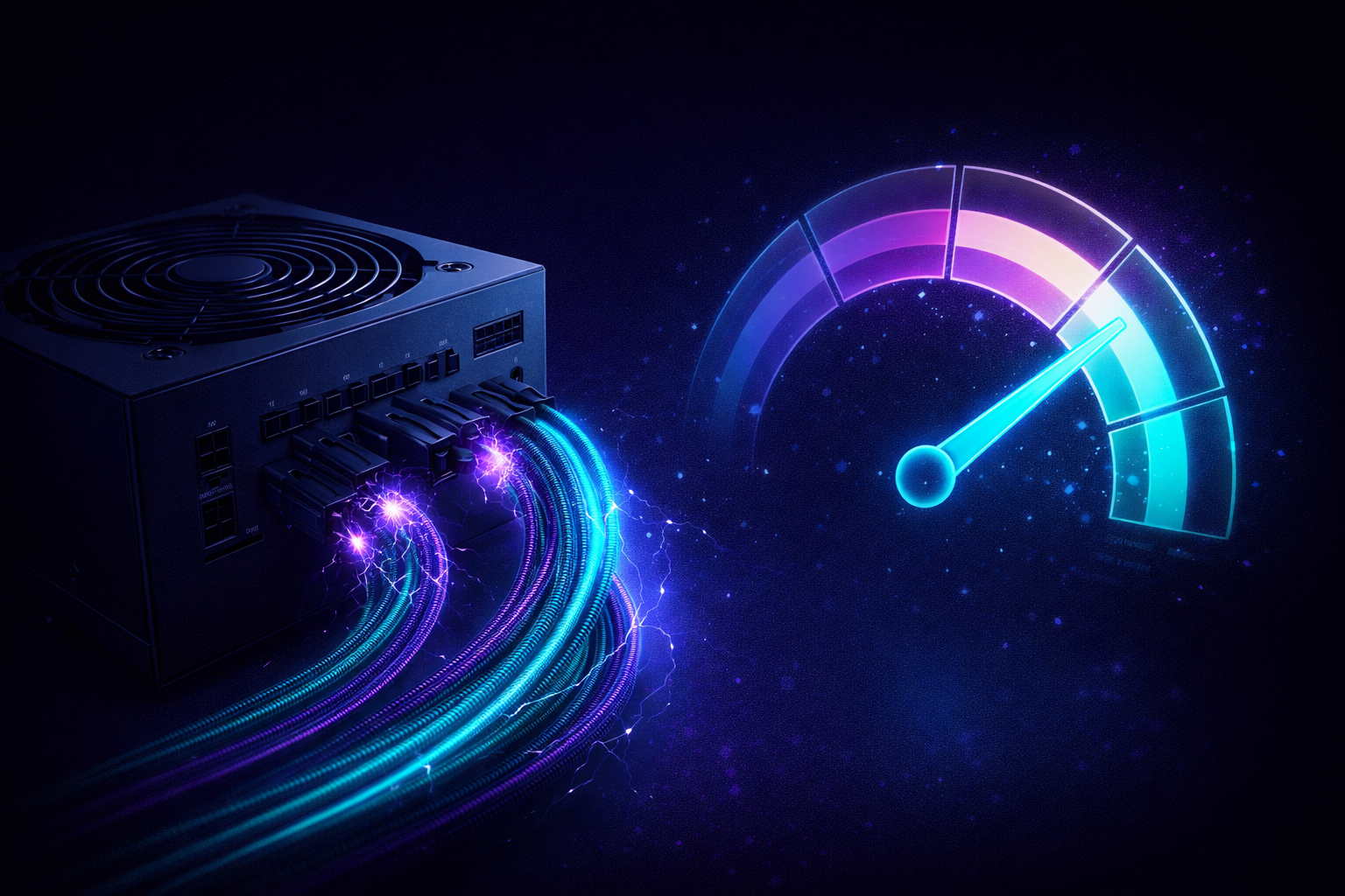 Illustration: Alimentation PC Gamer — Comment Choisir son PSU en 2025